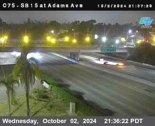 SB 15 at Adams Ave (On Ramp)