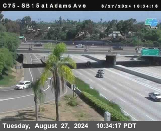 SB 15 at Adams Ave (On Ramp)