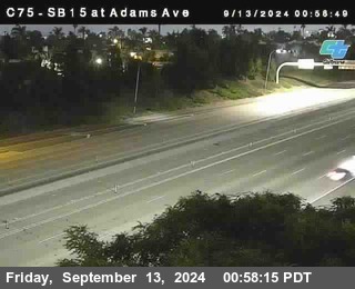 SB 15 at Adams Ave (On Ramp)