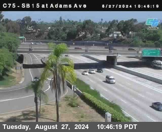 SB 15 at Adams Ave (On Ramp)