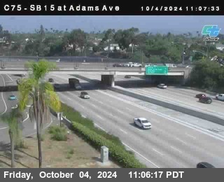 SB 15 at Adams Ave (On Ramp)