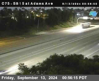 SB 15 at Adams Ave (On Ramp)