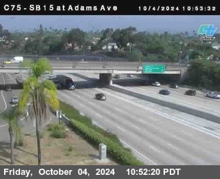 SB 15 at Adams Ave (On Ramp)