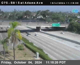 SB 15 at Adams Ave (On Ramp)