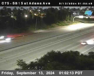 SB 15 at Adams Ave (On Ramp)