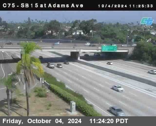 SB 15 at Adams Ave (On Ramp)