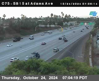 SB 15 at Adams Ave (On Ramp)