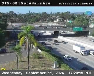 SB 15 at Adams Ave (On Ramp)