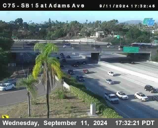 SB 15 at Adams Ave (On Ramp)