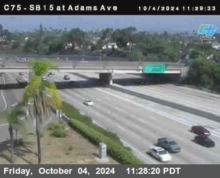 SB 15 at Adams Ave (On Ramp)