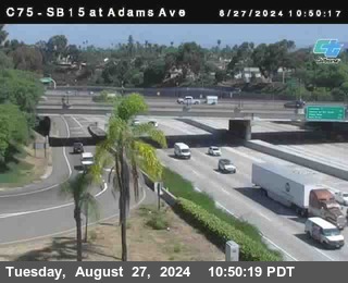 SB 15 at Adams Ave (On Ramp)