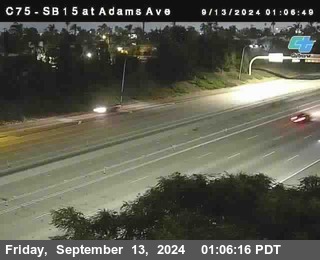 SB 15 at Adams Ave (On Ramp)