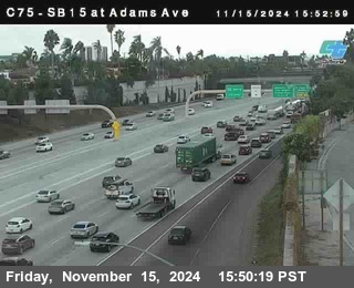 SB 15 at Adams Ave (On Ramp)