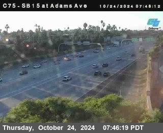 SB 15 at Adams Ave (On Ramp)