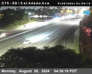 SB 15 at Adams Ave (On Ramp)