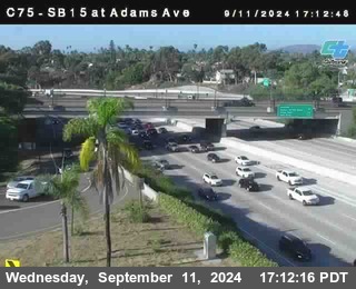 SB 15 at Adams Ave (On Ramp)