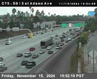 SB 15 at Adams Ave (On Ramp)