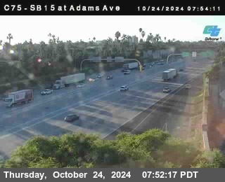 SB 15 at Adams Ave (On Ramp)