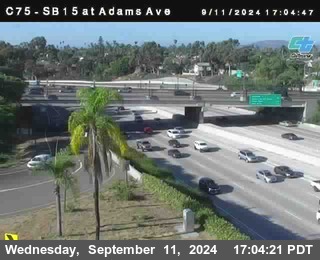 SB 15 at Adams Ave (On Ramp)