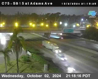 SB 15 at Adams Ave (On Ramp)