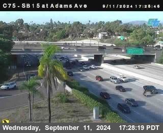 SB 15 at Adams Ave (On Ramp)