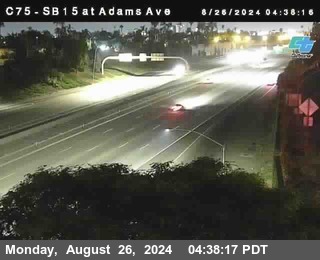 SB 15 at Adams Ave (On Ramp)