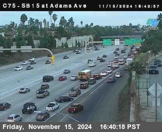 SB 15 at Adams Ave (On Ramp)