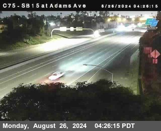 SB 15 at Adams Ave (On Ramp)