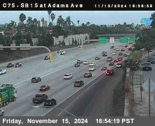 SB 15 at Adams Ave (On Ramp)