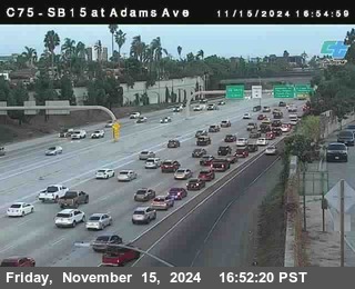 SB 15 at Adams Ave (On Ramp)