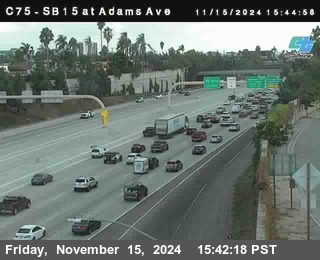 SB 15 at Adams Ave (On Ramp)