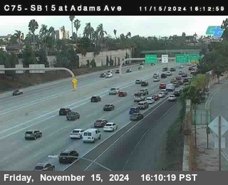 SB 15 at Adams Ave (On Ramp)