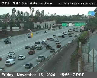 SB 15 at Adams Ave (On Ramp)