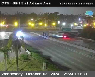 SB 15 at Adams Ave (On Ramp)