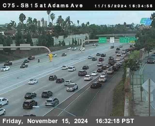 SB 15 at Adams Ave (On Ramp)