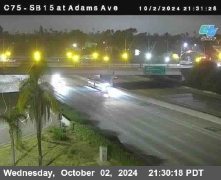 SB 15 at Adams Ave (On Ramp)