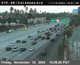 SB 15 at Adams Ave (On Ramp)