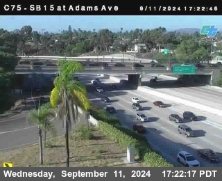 SB 15 at Adams Ave (On Ramp)