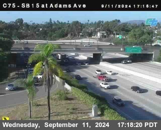 SB 15 at Adams Ave (On Ramp)