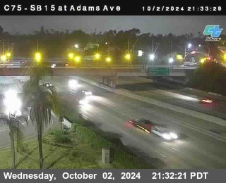 SB 15 at Adams Ave (On Ramp)