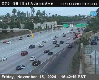 SB 15 at Adams Ave (On Ramp)