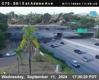 SB 15 at Adams Ave (On Ramp)