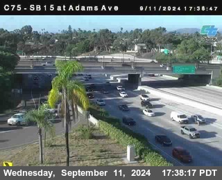 SB 15 at Adams Ave (On Ramp)