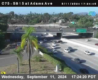 SB 15 at Adams Ave (On Ramp)