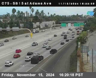 SB 15 at Adams Ave (On Ramp)