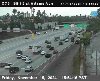 SB 15 at Adams Ave (On Ramp)