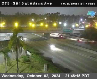 SB 15 at Adams Ave (On Ramp)