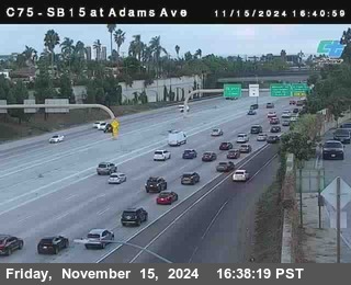 SB 15 at Adams Ave (On Ramp)