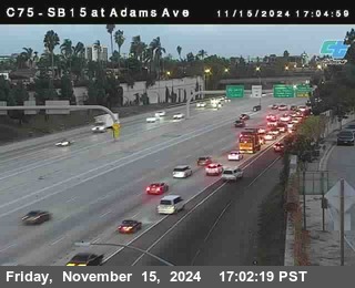 SB 15 at Adams Ave (On Ramp)