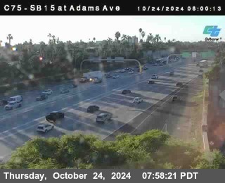 SB 15 at Adams Ave (On Ramp)